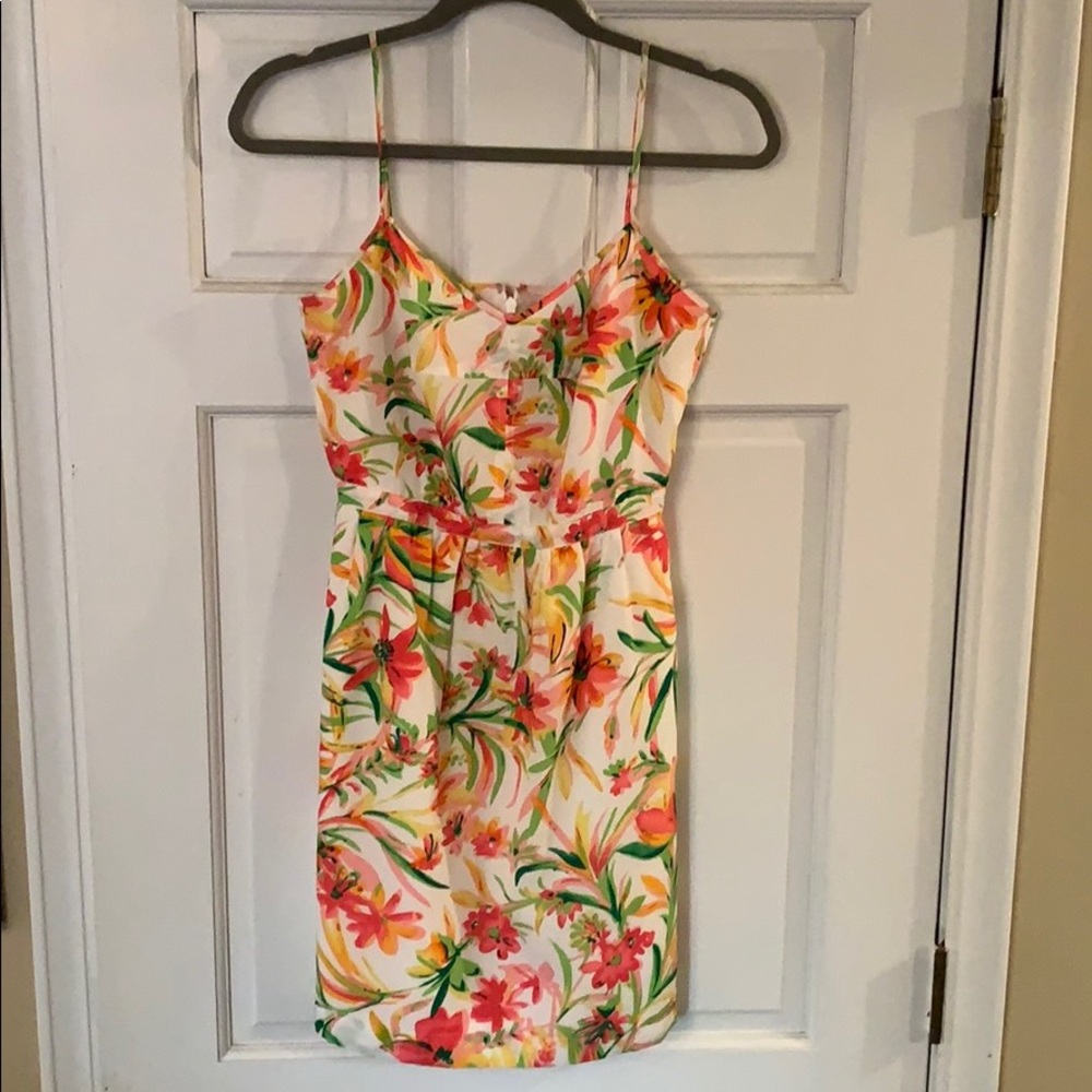 J Crew floral dress